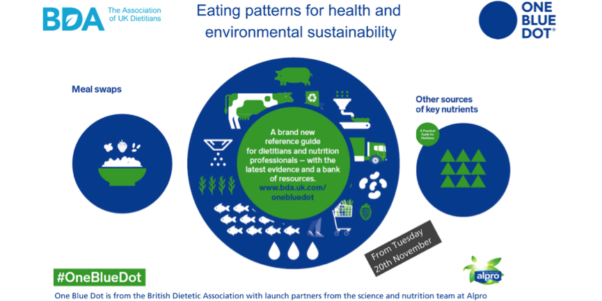 The BDA’s ground-breaking One Blue Dot campaign for sustainable diets